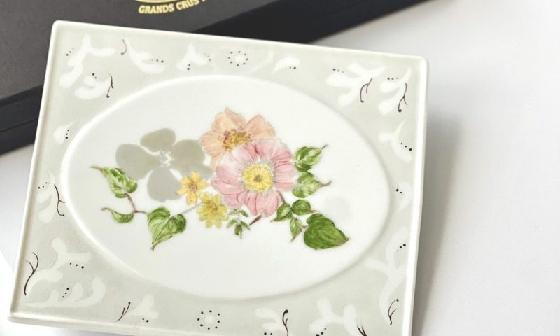 ポーセラーツ　銀座　インストラクター　上絵の具　プレート (3)